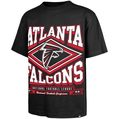 NEW Large '47 Atlanta Falcons Black Heater Foundation T-Shirt NWT