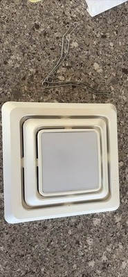 Broan NuTone FG600 Bathroom Exhaust Fan Grille/Cover with LED Light (White) t117