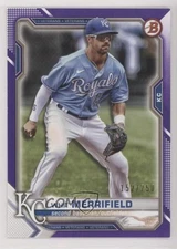 2021 Bowman Purple Border /250 Whit Merrifield #1
