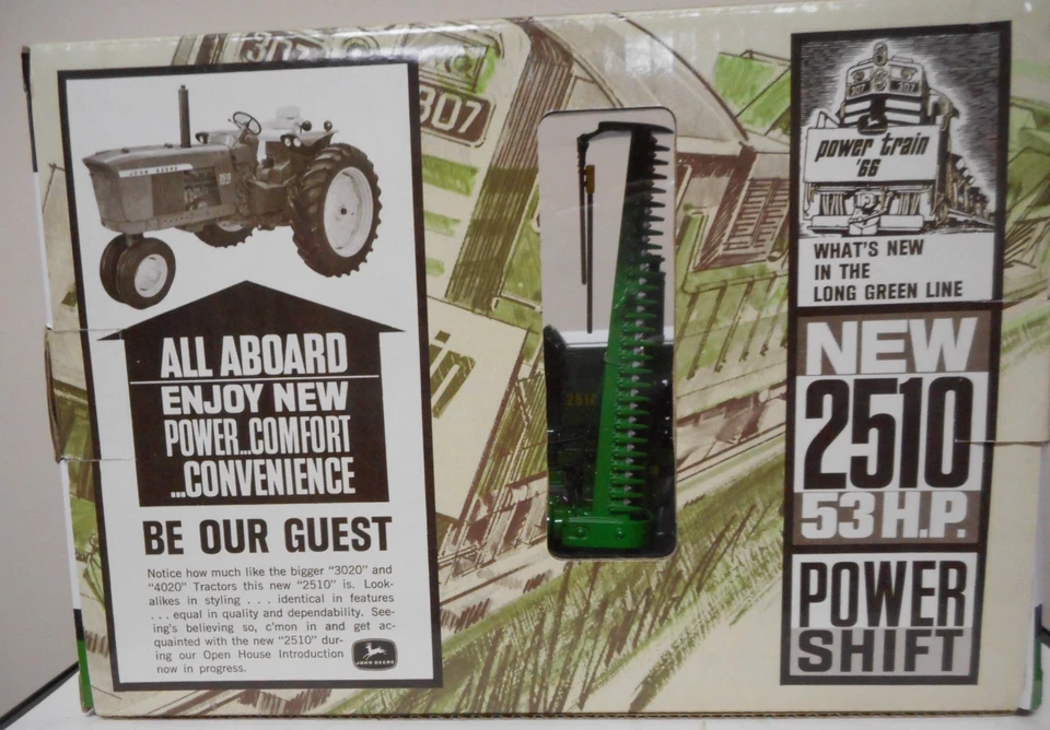 Ertl 1/16 John Deere 2510 Tractor With #50 Mower, Precision Key Series #9 - Image 4 of 4