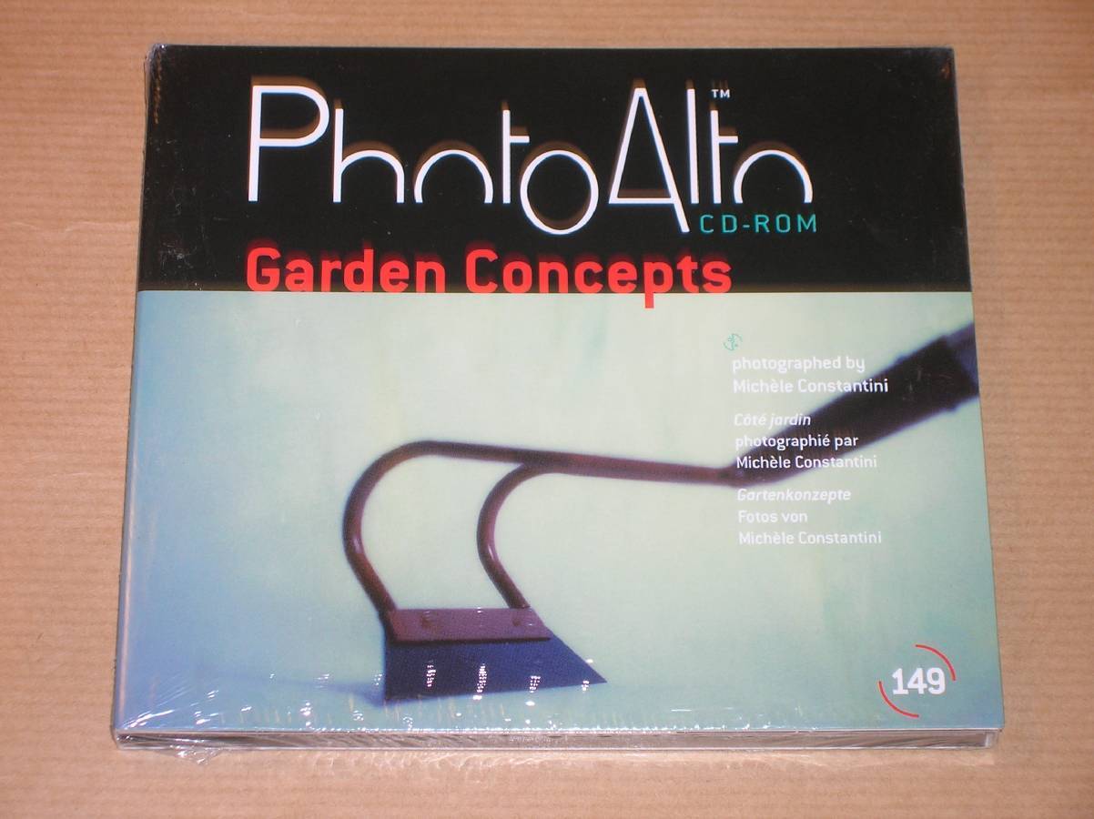 PhotoAlto 149 Garden Concepts CD-ROM de décors extérieurs pour agences d'architecture