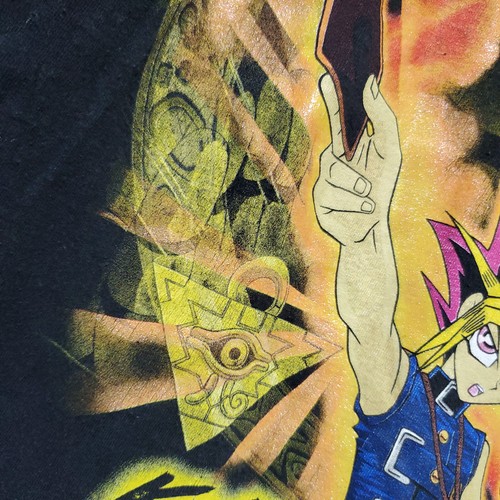 Yu Gi Oh Shirt Boys Large Black King of Games Anime Vintage Gamer Magna 90s - Picture 12 of 19
