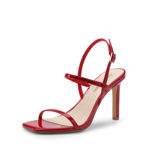 Women Heeled Sandals High Stilettos Square Toe Sexy Wedding Party Dress Sandals - Picture 23 of 28