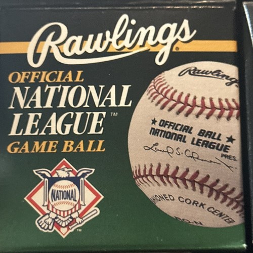 National League Leonard Coleman Rawlings Official Baseball NEW UNSIGNED NL - Picture 4 of 5