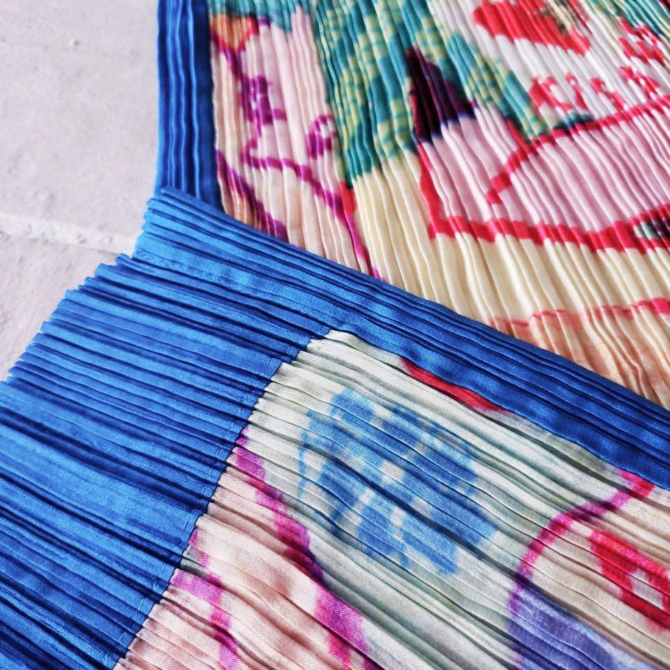 PLEATS PLEASE ISSEY MIYAKE Lamia Ziade Stole Shawl Wrap Used | eBay