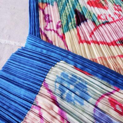 PLEATS PLEASE ISSEY MIYAKE Lamia Ziade Stole Shawl Wrap Used | eBay