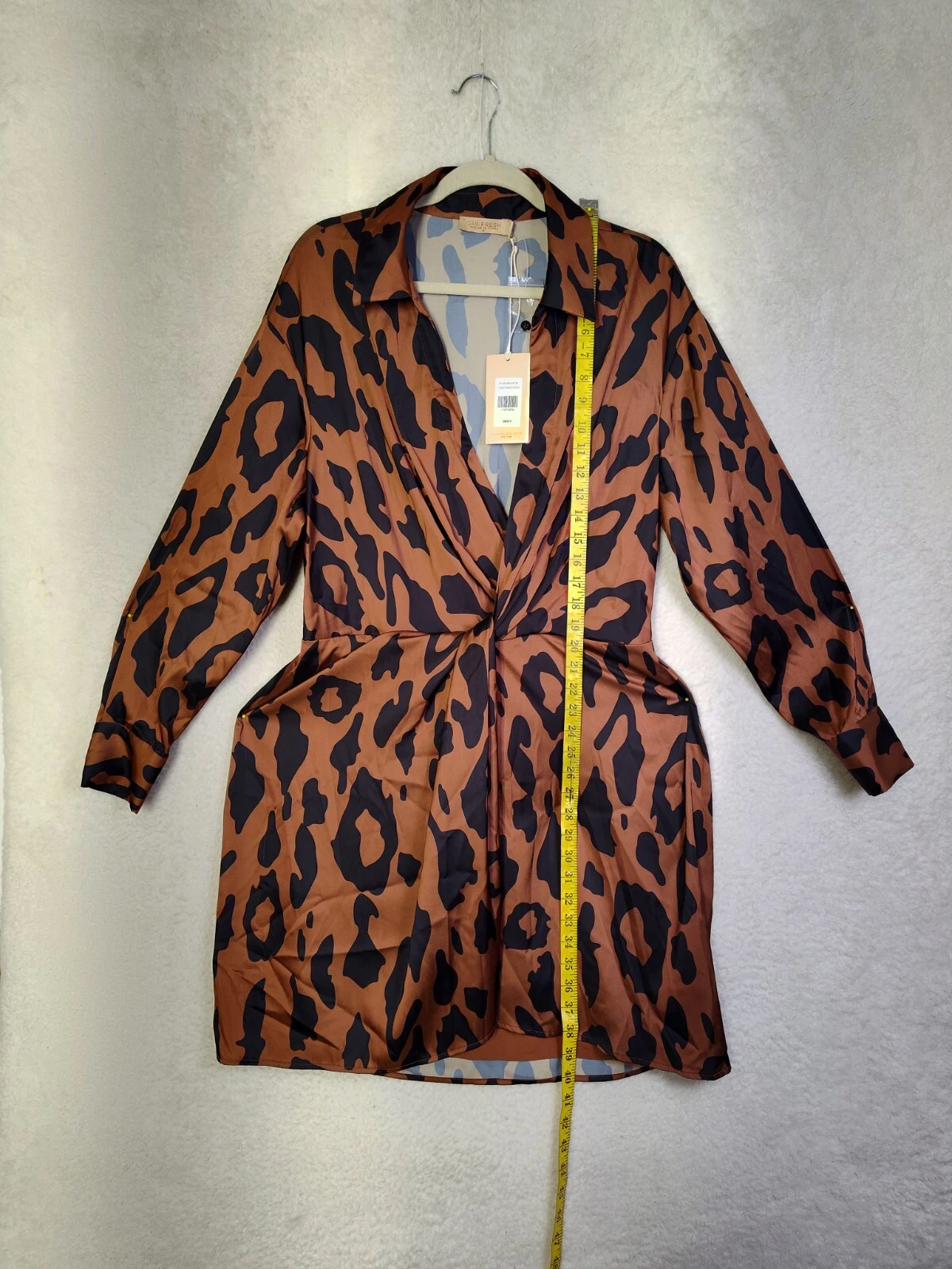 PALM ANGELS Abito donna Fashion To Figure 0 extra large marrone manica lunga tubino lunghezza ginocchio