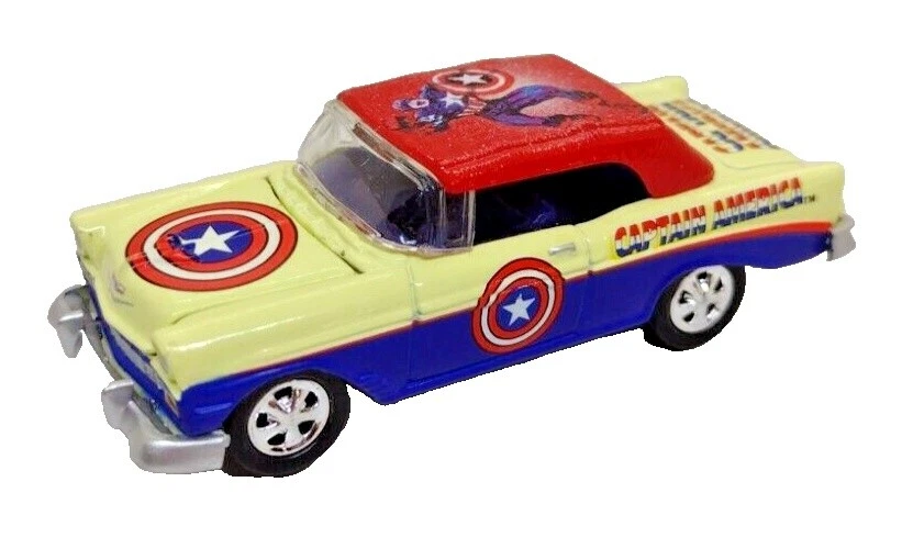 Veículos de carros do Capitão América Johnny Lightning