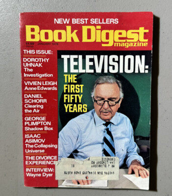 1978 January Book Digest Magazine, Walter Cronkite (B36)