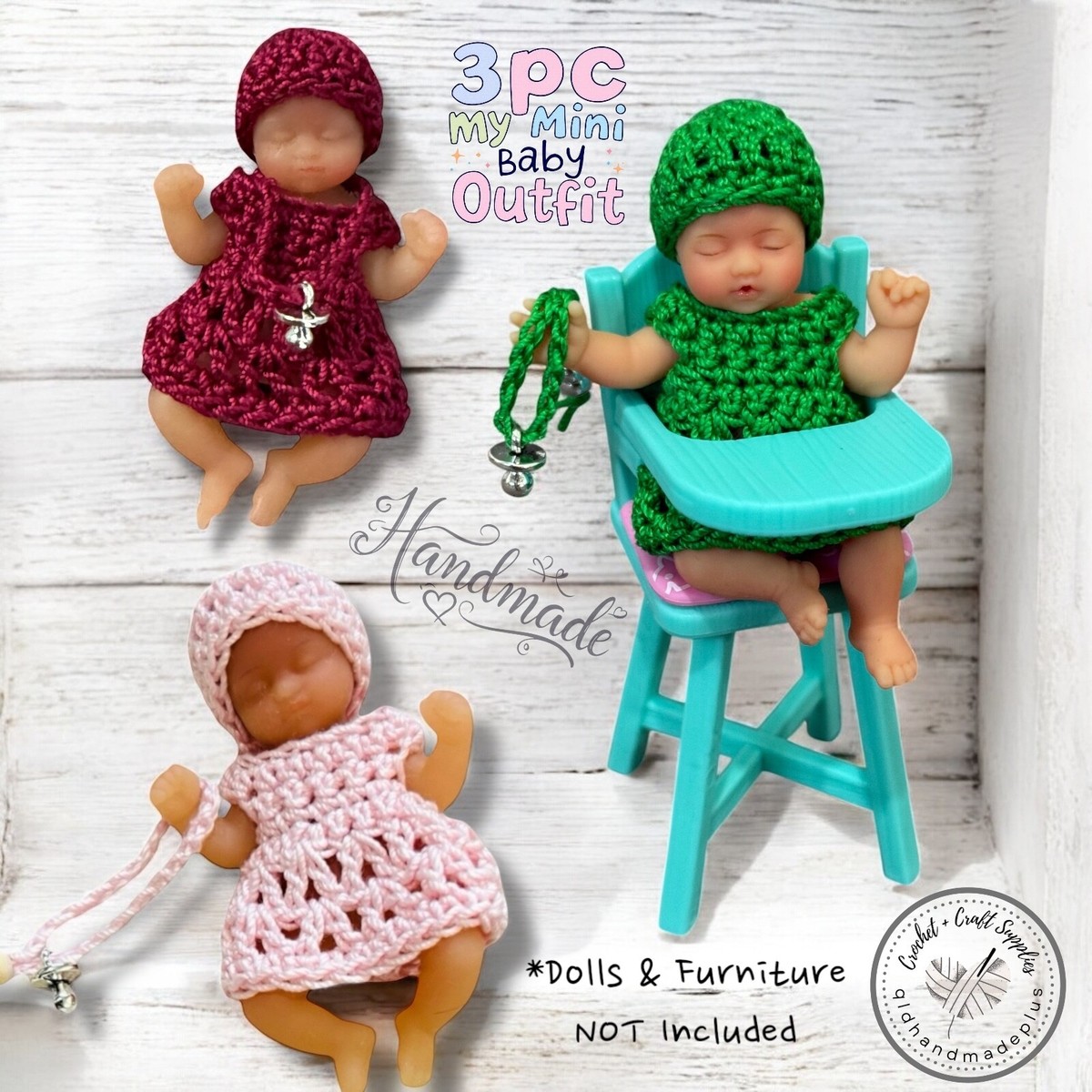 Doll Clothes Baby Born Accessories Kmart My Mini Baby Crochet