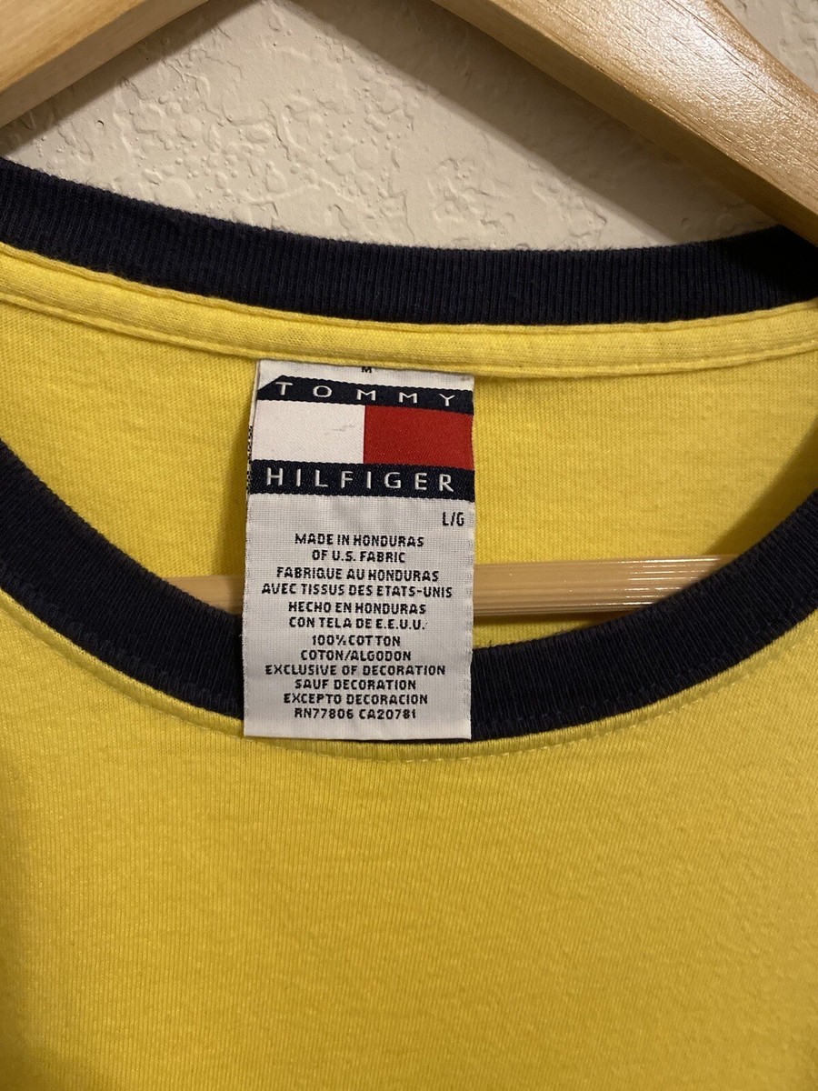 Vintage Tommy Hilfiger Logo Shirt Size L | eBay