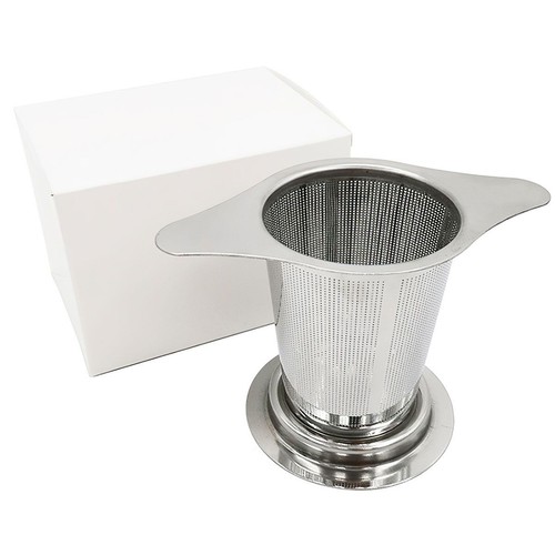 Tee-Ei Netz Loseblatt Kräutersieb Griff Edelstahl Filter mit Deckel - Bild 11 von 12