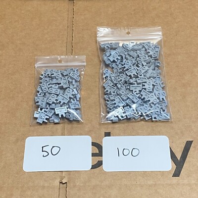 LEGO Parts - Light Bluish Gray Plate 1 x 2 w Tow Ball Socket - No 14704 - BULK