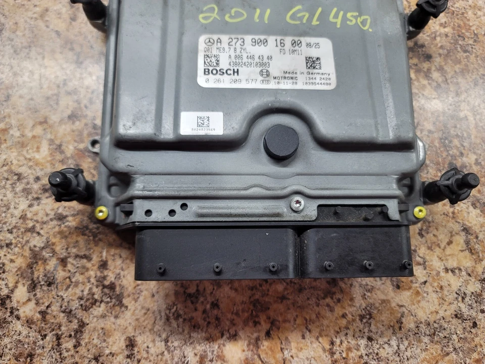 Módulo de controle do motor 2011 Mercedes Benz GL450 4.7L ECM 2739001600 - Imagem 4 de 4