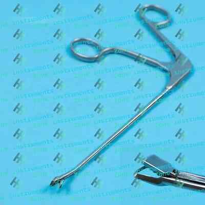 A+ Arthroscopy Basket Punch Forceps   5.0 mm Bite Curved left 30° Serrated Tip
