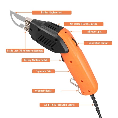 100W Découpe Polystyrène avec Refroidi par Air Coupeur de Corde Electrique Te... - Afbeelding 5 van 7