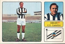 OSCAR RAMIREZ HERNANDEZ CD.CASTELLON CHROME CARD CHAMPIONSHIP LEAGUE 1973-74 FHER