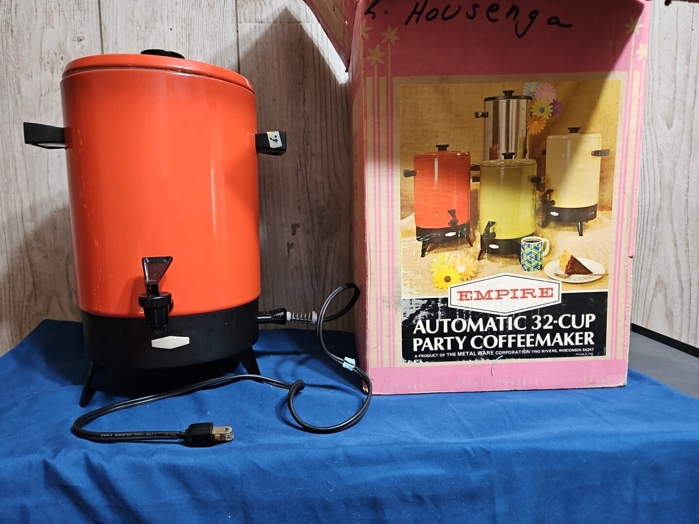 2032-23 Flame (burnt Orange), Original Box Vtg-works!