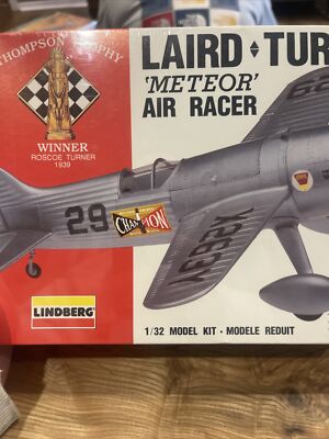 Lindberg Laird-Turner Meteor Air Racer 1:32 Scale Model Kit