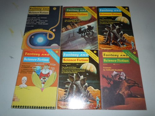 Magazine Of Fantasy And Science Fiction. Lot of 6 Bradbury, Ellison, Wellen... - Picture 4 of 14