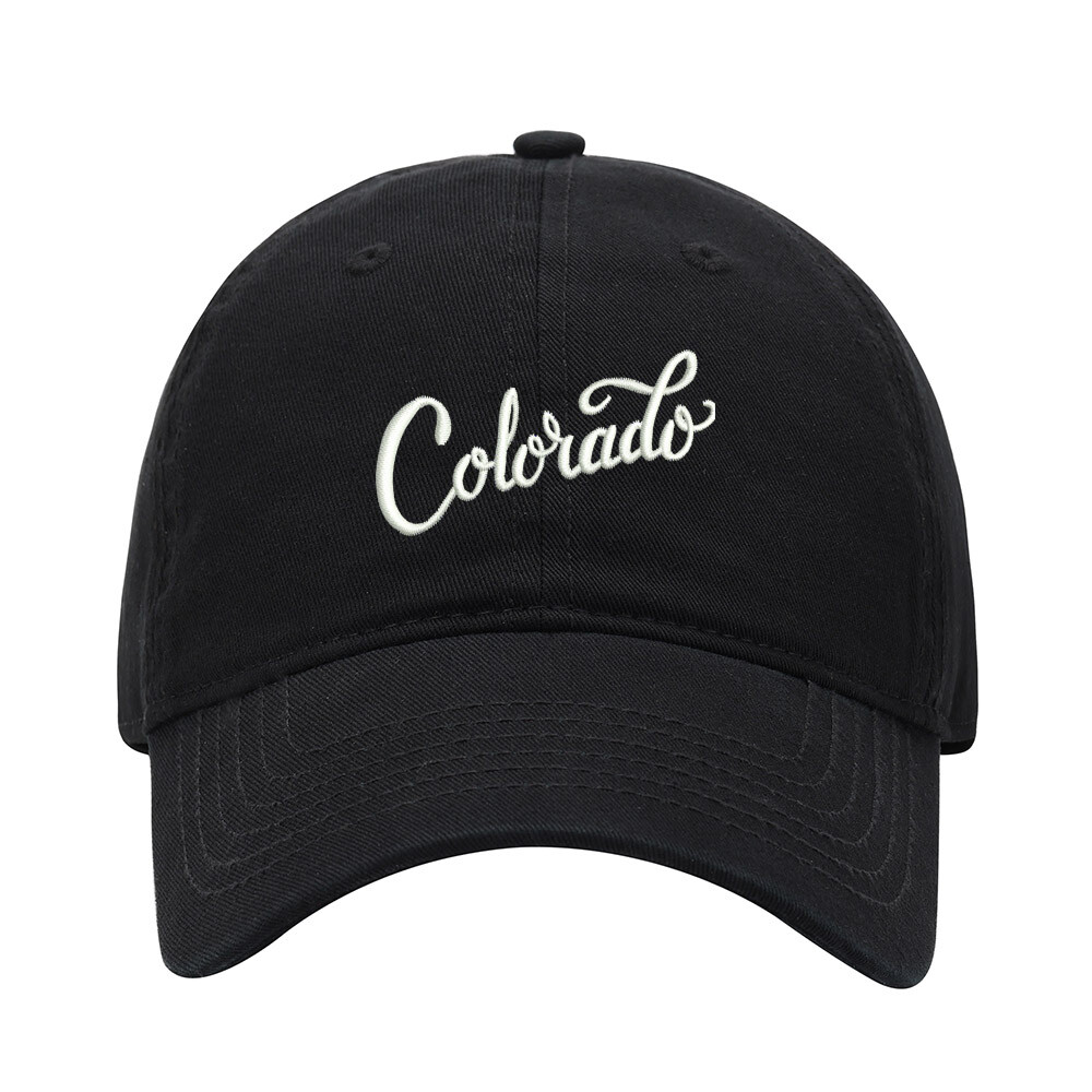 Baseball Cap Men CO Colorado Embroidered Washed Cotton Dad Hat Baseball Caps