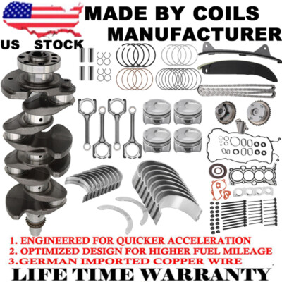 G4NC 2.0L Engine Rebuild Kit w/ Crankshaft + 4x Rods For Hyundai Tucson Kia Soul