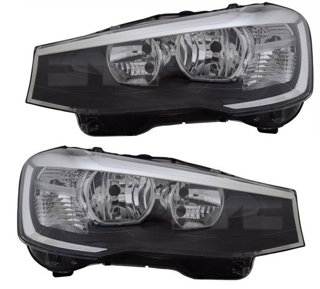 Phare H7/H7 gauche droite pour BMW X3 F25 2014 2015 2016 2017 bloc optique électrique halogène