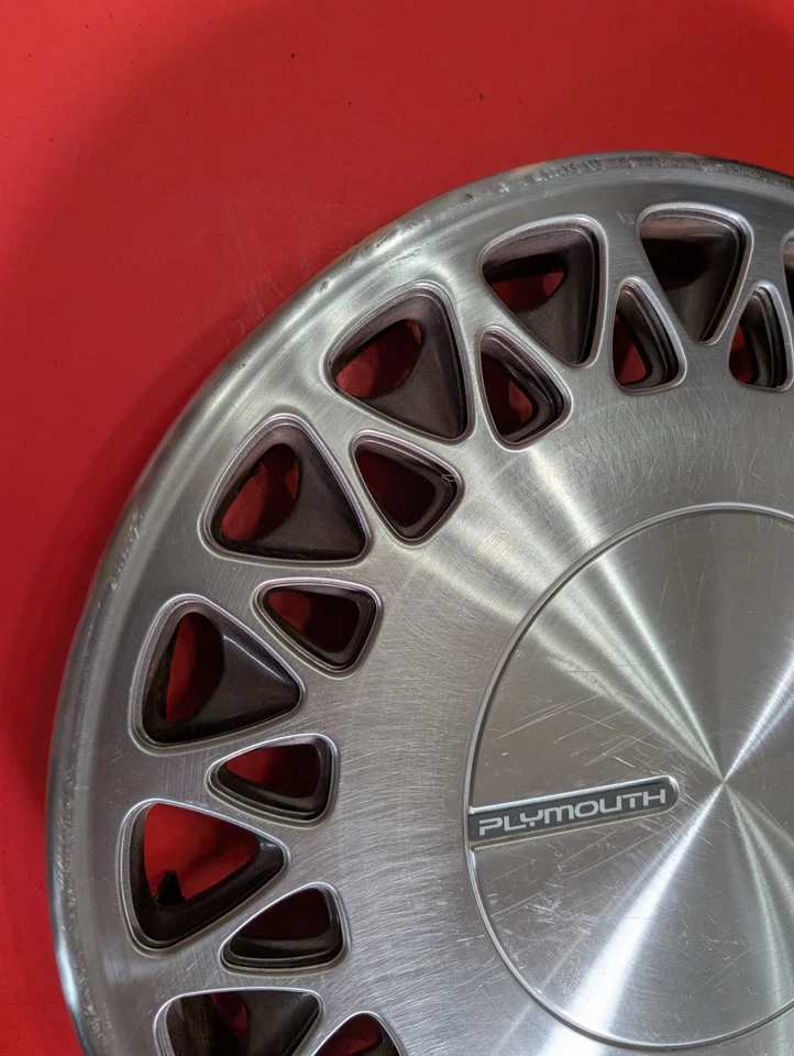 Fair 1991-1993 Plymouth Grand Voyager 15" tapacubos cubierta de rueda acero metal OEM Foto 4 de 4