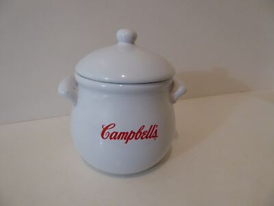 Campbell's Individual Soup Tureen, Bowl, With Lid, Microwave Safe