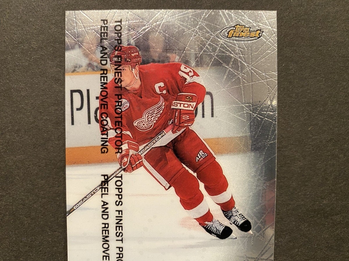 1998-99 Topps Finest Steve Yzerman #72 Hockey Card NHL Detroit Red