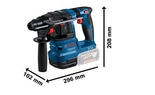 BOSCH : MARTELLO PERFORATORE Sds-plus GBH 18V-22 con 2 BATTERIE GBA 4 Ah+ L-Boxx - Foto 5 di 5
