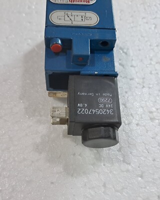 Valvola Rexroth 3/2 Vie 3722280220 - Nuova, Eccellente Con Accessori Originali