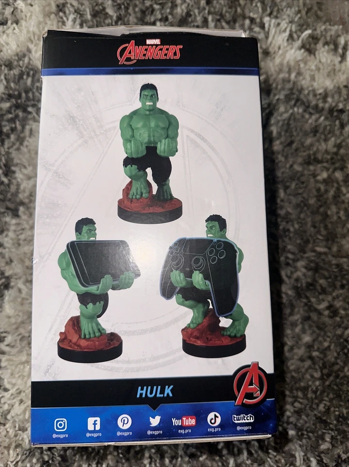 PlayStation/ Xbox/Phone Cable Guys Marvel Avengers Hulk Controller Holder - Image 2 of 3