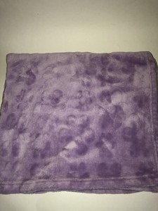 purple baby blanket