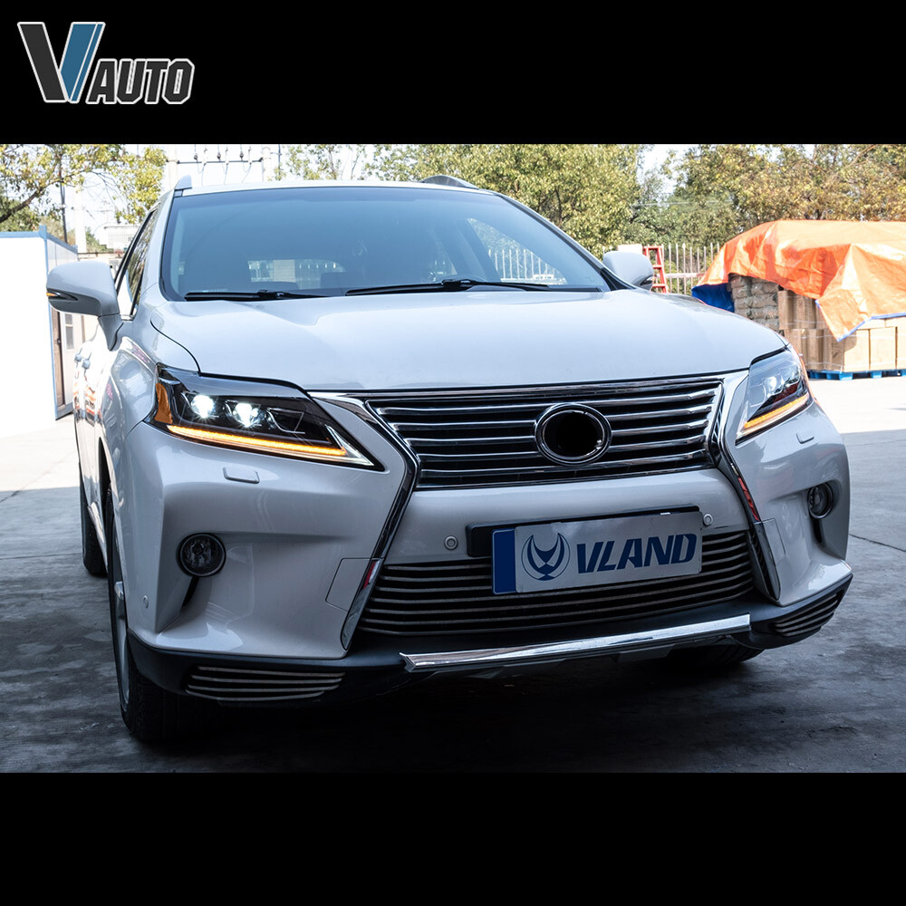 VLAND LED Projector Headlights For 13-15 Lexus RX 350/450