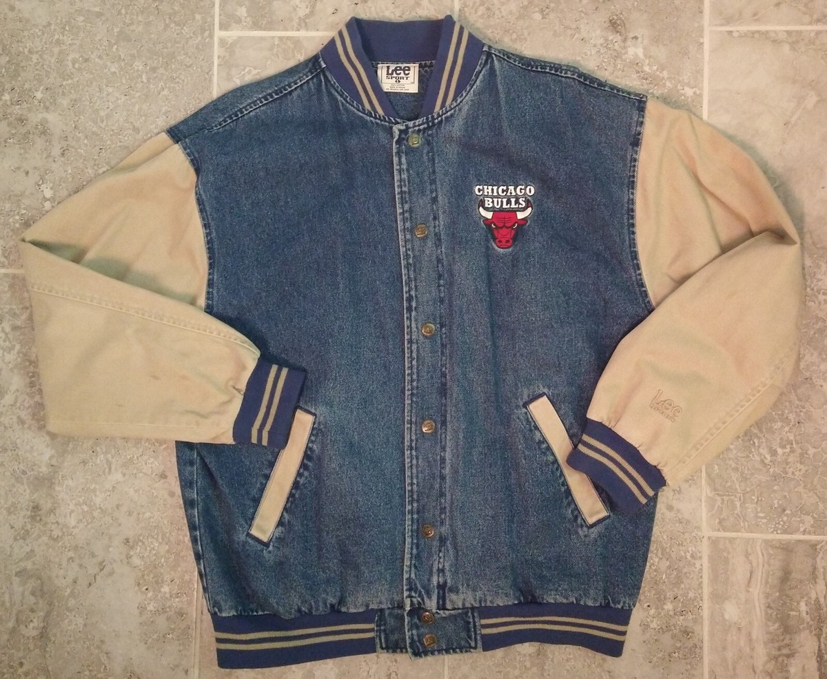 90s US企画 LEE ビンテージ ブルゾン デニム スタジャン ブルズ XL