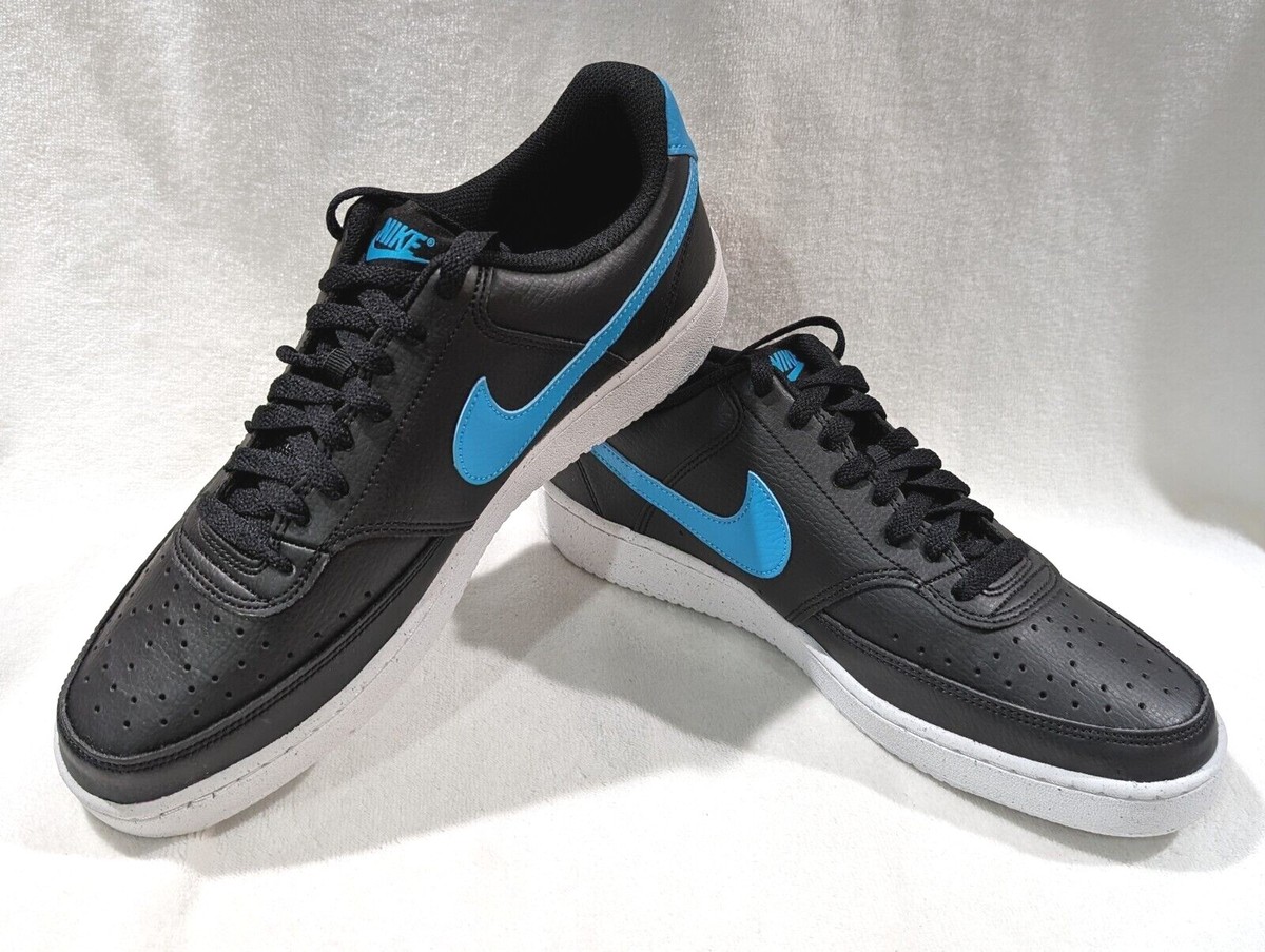 Nike Court Vision Low NN Black Blue Mens Size 12 DH2987-005 BRAND NEW Nike Court Vision Low NN Men fashion Sneakers Shoes Black  main image 4