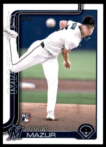 2025 Topps Baseball #309 Adam Mazur Rookie - Foto 3 di 4