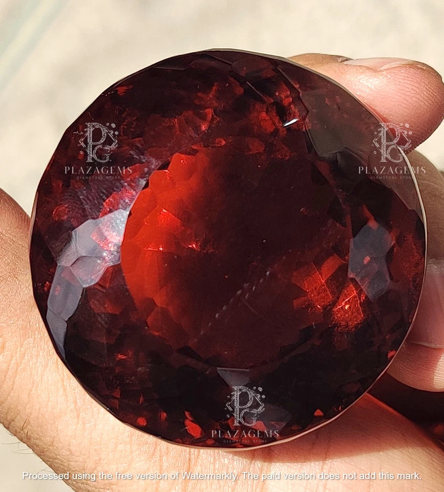 Натуральный огромный желтый цитрин бразильский драгоценный камень россыпью 671,00 карата триллионной огранки KB - Изображение 3 из 4