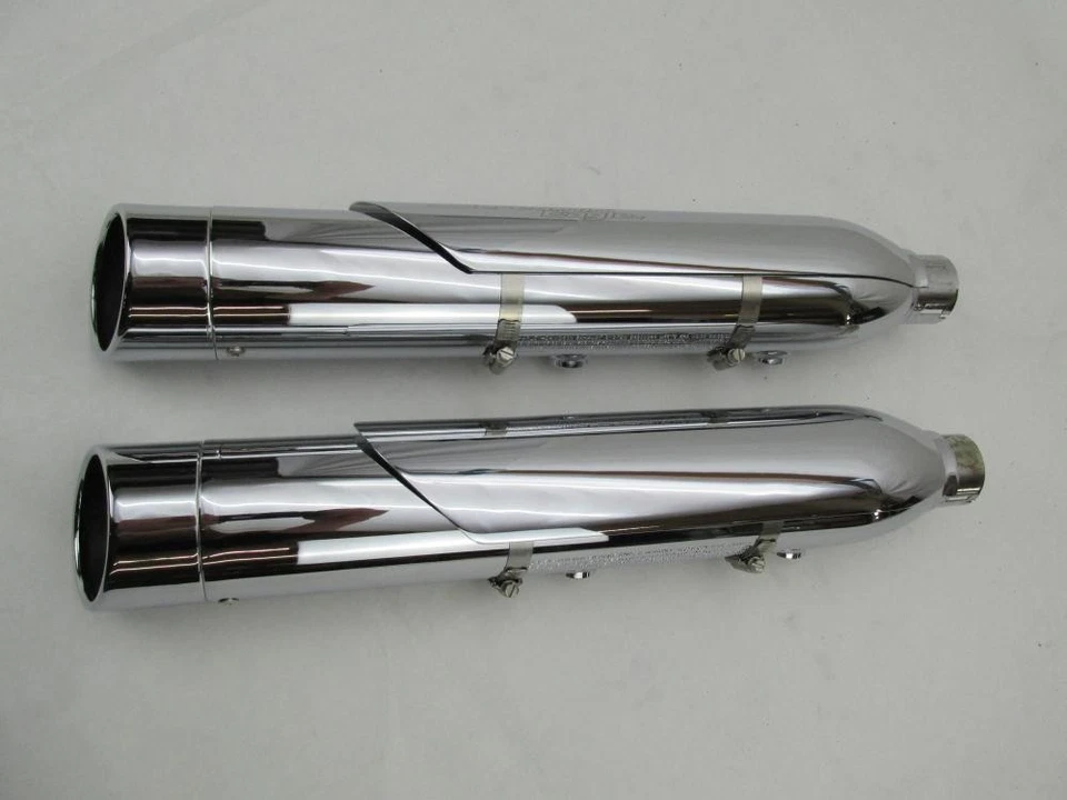 Harley-Davidson Softail Screamin Eagle Street Cannon Slip-On Mufflers 64900344 - Image 3 of 4