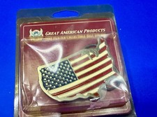 United States of America Flag Stars  Stripes Patriotic Commemorate Belt Buckle