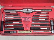 Snap-on Tdm-117a Metric 41-piece Tap Die Set W Thread Guides Red Case Snap-on Tdm-117a Metric 41-piece Tap Die Set W Thread Guides Red Case