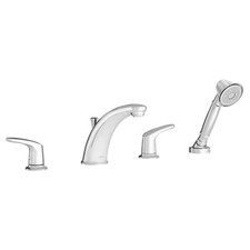Colony PRO 2-Handle Deck-Mount Roman Tub Faucet for Flash Rough-in Valves