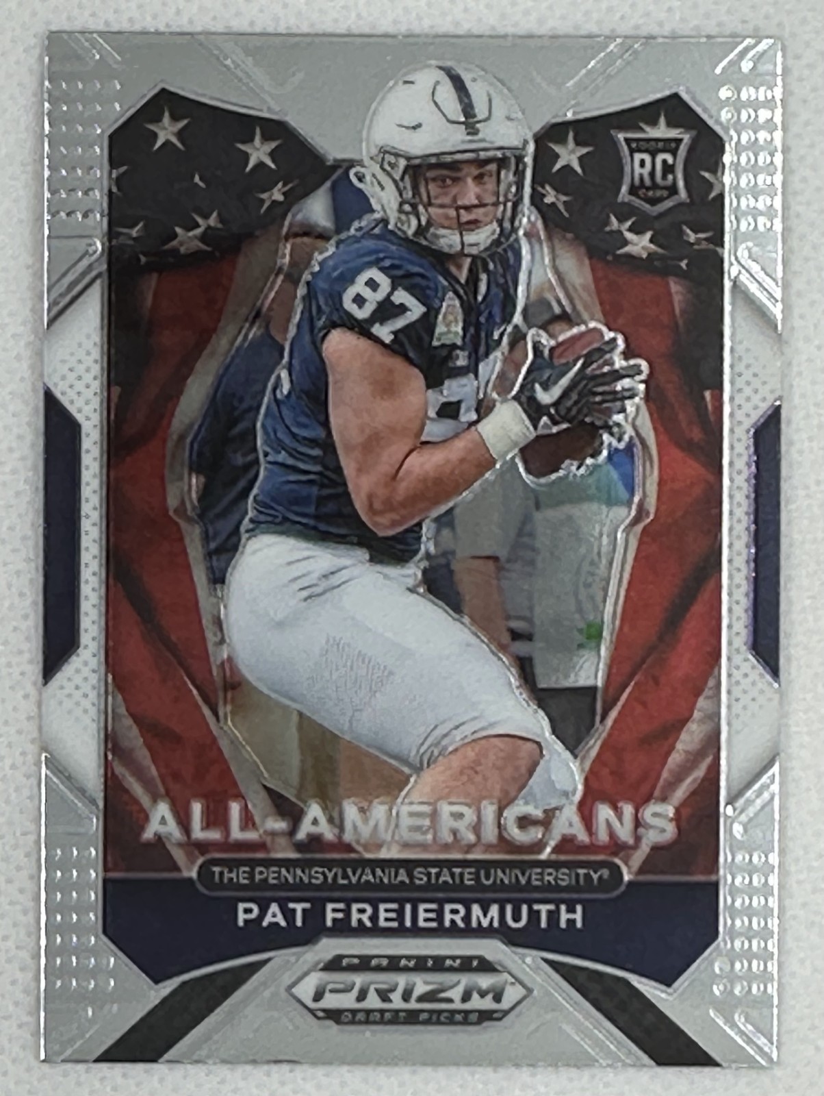 2021 Panini Prizm Draft Picks - All-American PAT FREIERMUTH #184 Rookie RC !!!