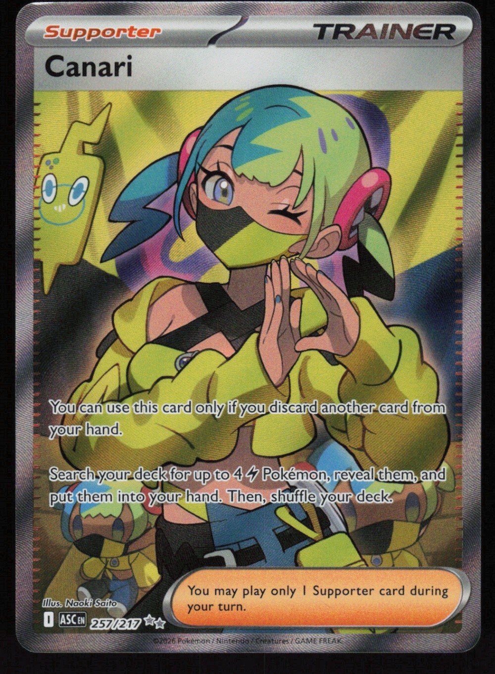 Canari Ultra Rare ME: Ascended Heroes 257/217 LP