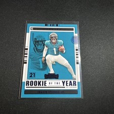 2021 Panini Contenders - Rookie of the Year Contenders Travis Etienne #ROY-TET  