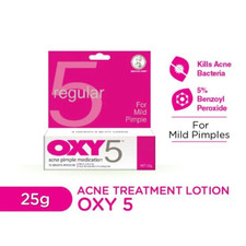 OXY5 Acne Cream Benzoyl Peroxide Spot Treatment Fast Clear Skin 25g