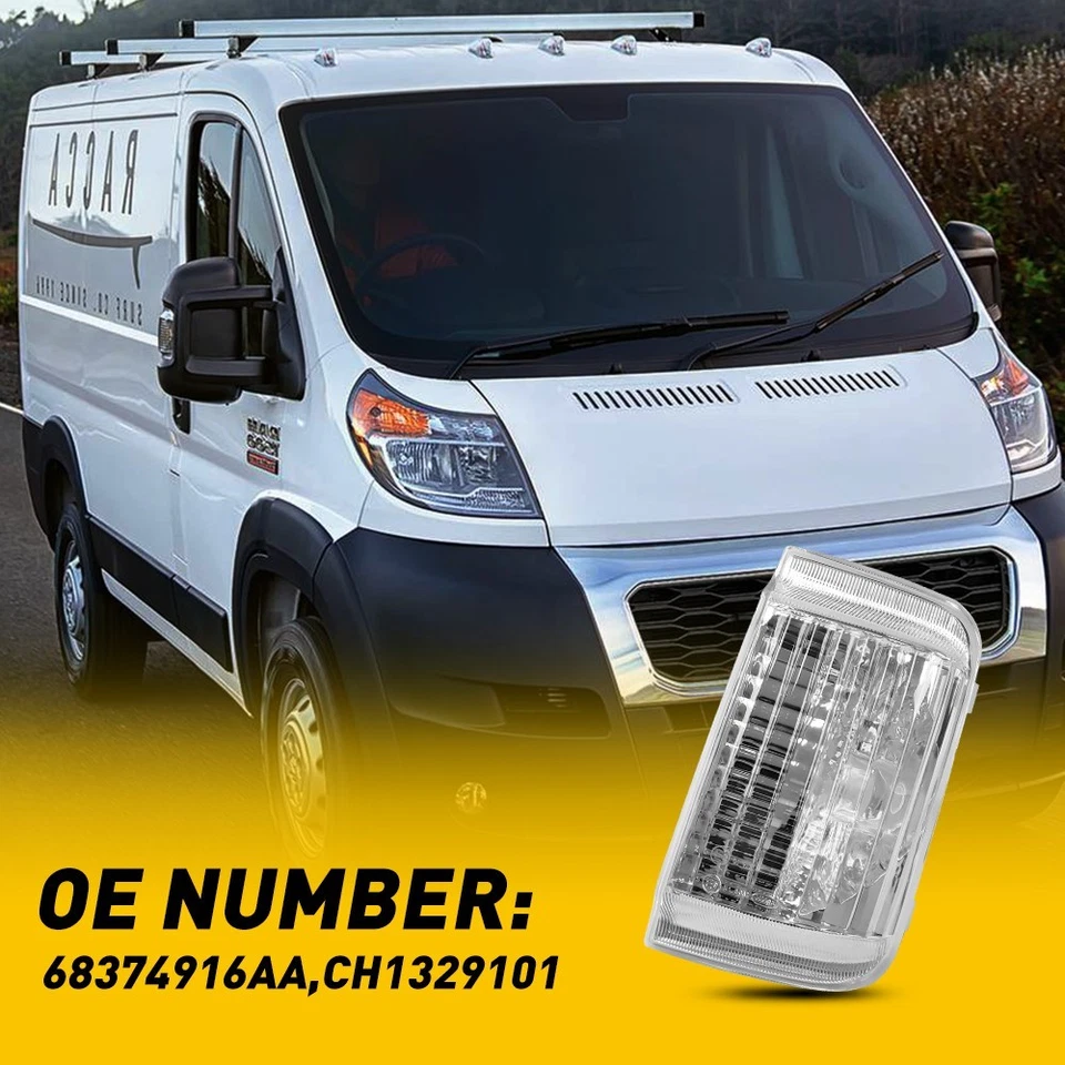 Зеркало сигнал поворота лампа объектив крышка стороны справа подходит 14-23 Ram ProMaster 1500 2500 - Изображение 2 из 4