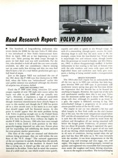 1961 Volvo P 1800 Sports Car Detailed Road Research Report From Usa Car Mag 1961 Volvo P 1800 Sports Car Detailed Road Research Report From Usa Car Mag