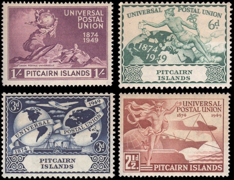 Pitcairn Islands #13-16 set MNH